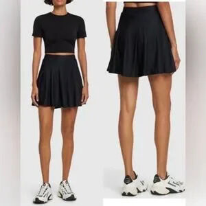 NWT WeWoreWhat Women's  Medium Skort Mesh Shorts‎ Liner Black Tennis Pickleball